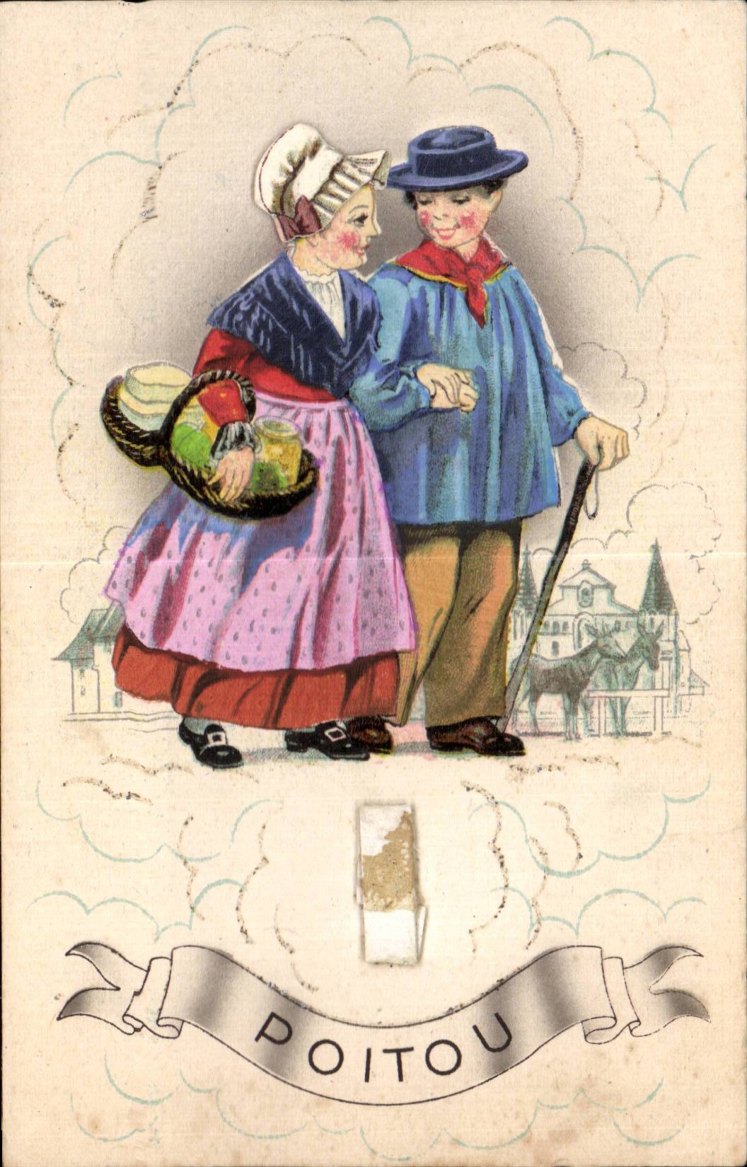 Poitiers - Poitou - Folklore - Costumes - CPA 