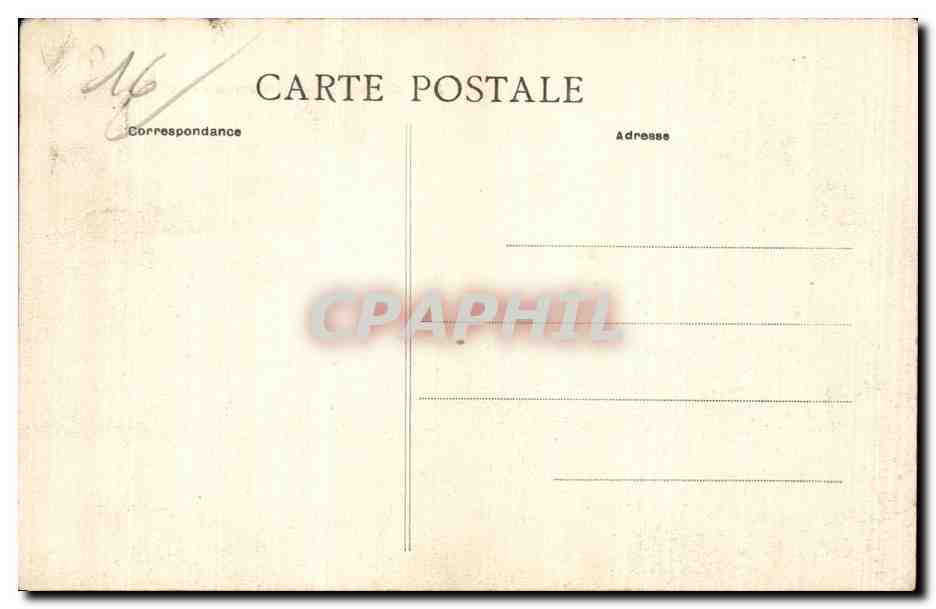 Angoulême — Caserne du 21e d'Artillerie — éditeur Matière & Cie, n°8 — Rückseite