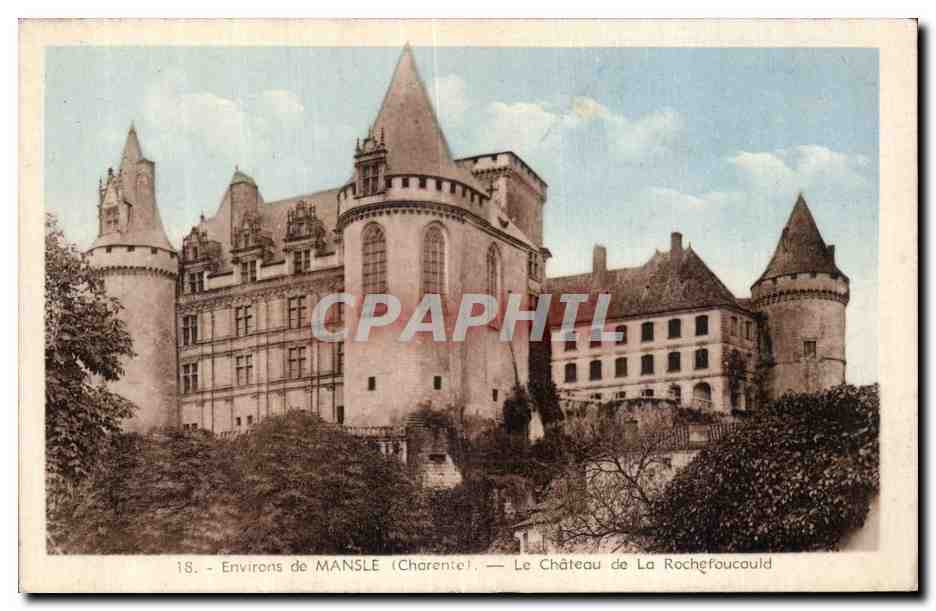 Environs de Mansle - Le Chateau de la Rochefoucauld - CPA 