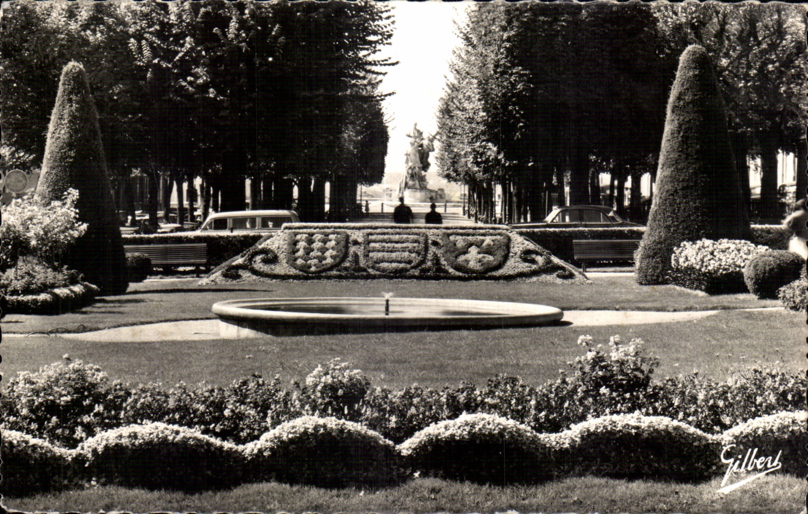 Jardin de l'Hôtel de Ville — Place Carnot — Éditions Charentaises d'Art A. Gilbert