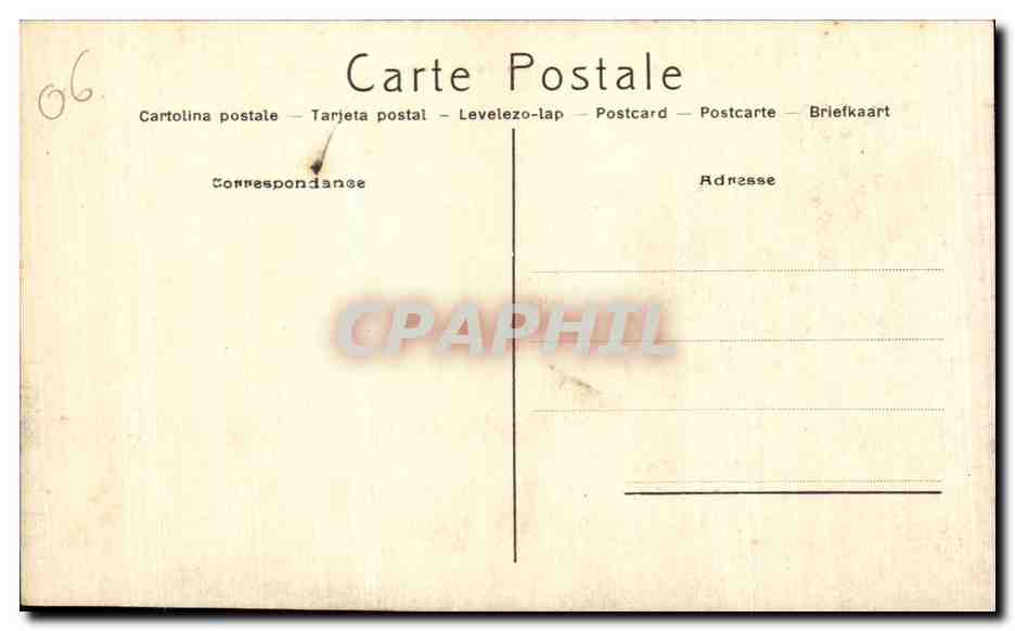 Antibes - La Tour Romaine - La Cote - CPA  — Rückseite