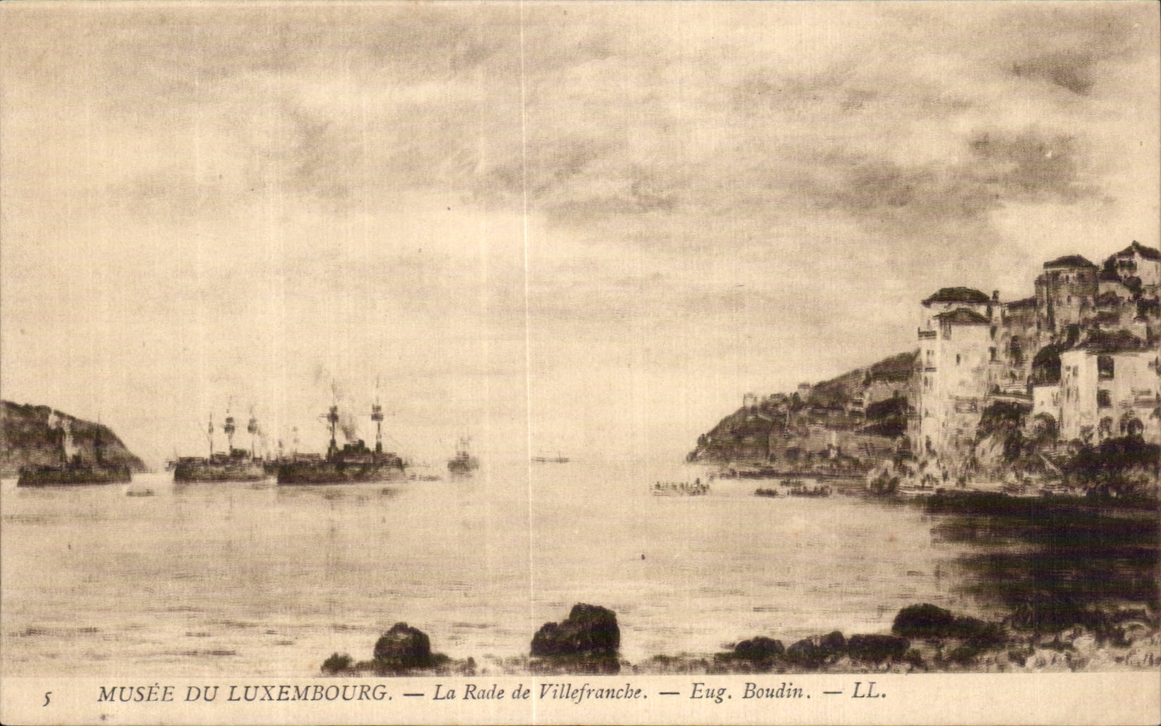 Villefranche sur Mer - La Rade - Musee du Luxembourg - CPA 