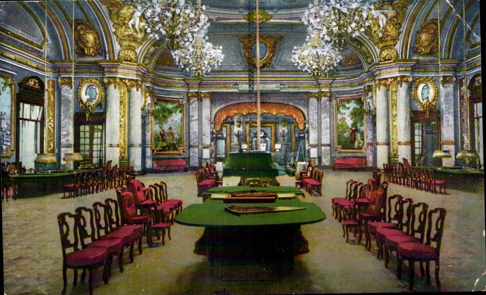 Monaco - Monte Carlo - Le Casino - La Salle Schmidt - CPA 