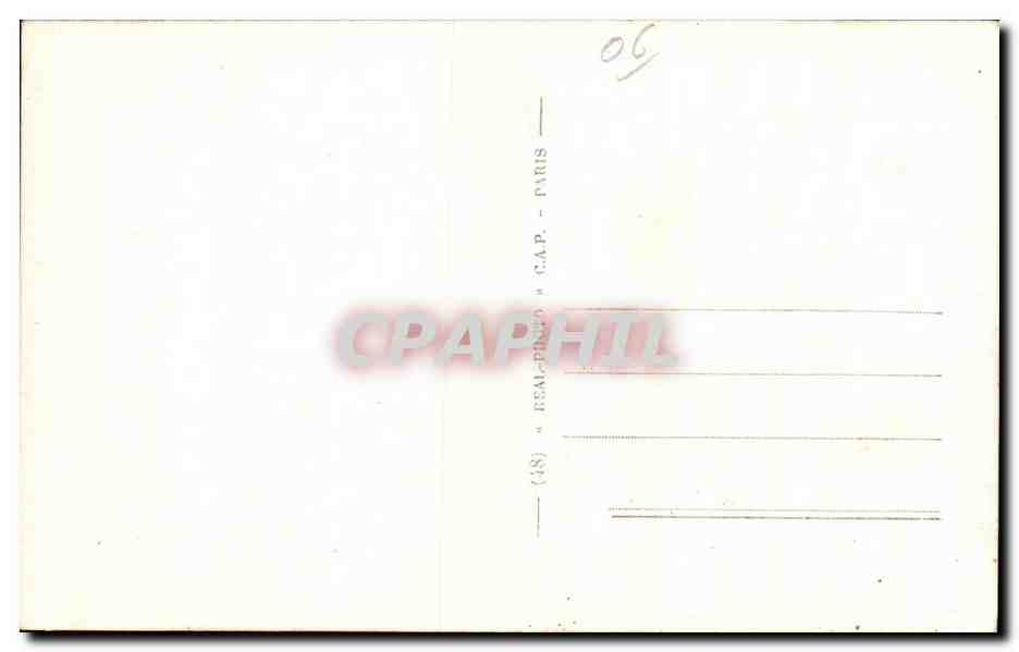 Cannes - Vue prise de la croix des gardes - CPA  — Verso