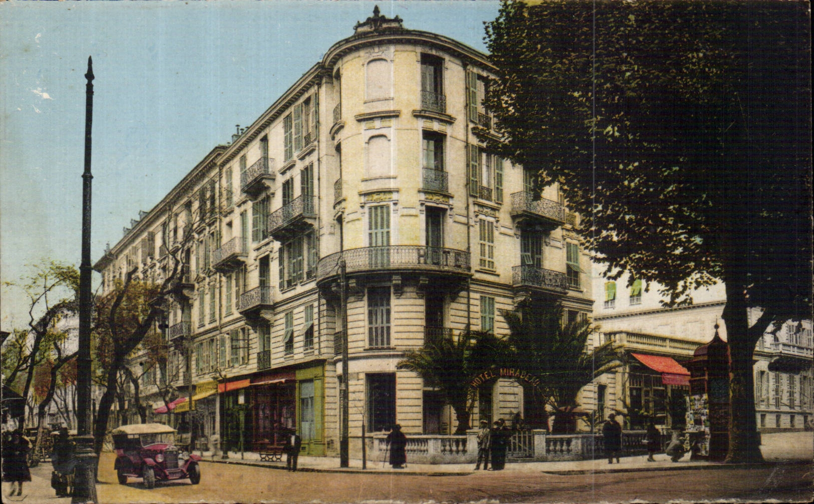 Nice - Hotel Mirabeau - Avenue Malaussena - CPA 