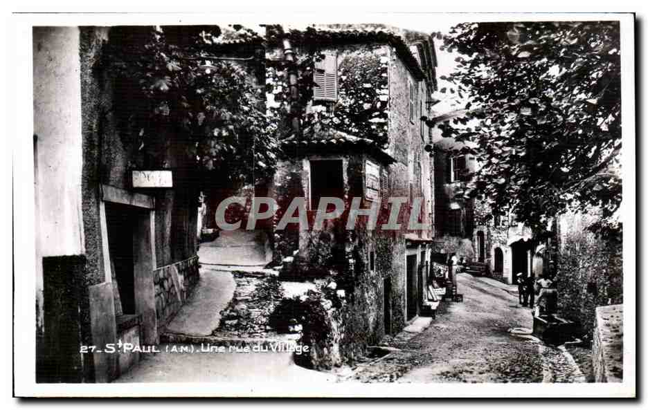 Saint Paul - Une rue du Village - CPA 