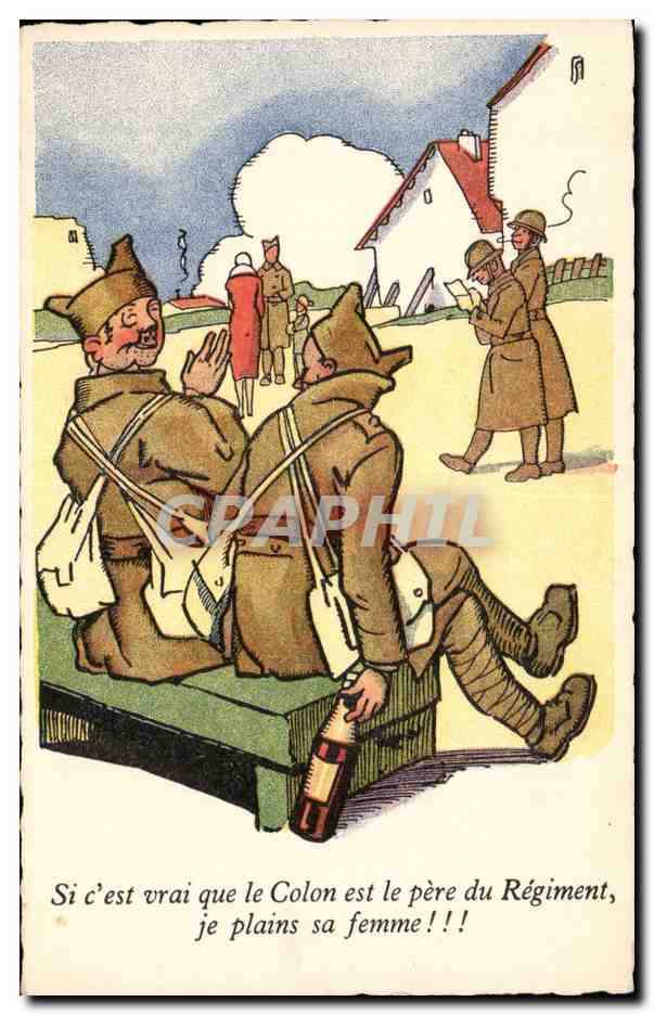 Militaria - Humoristique - Humour - CPA 