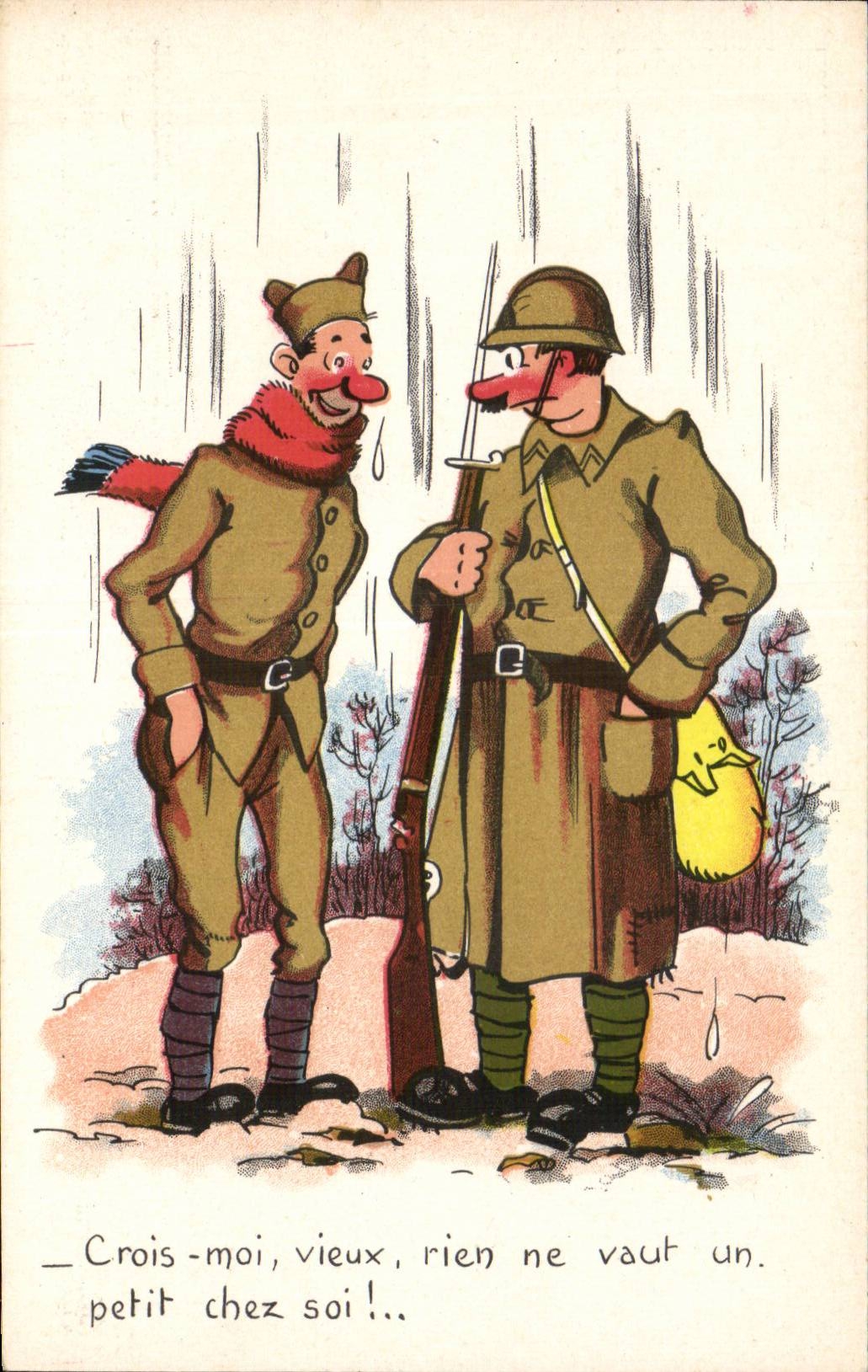 Militaria - Humoristique - Humour - CPA 