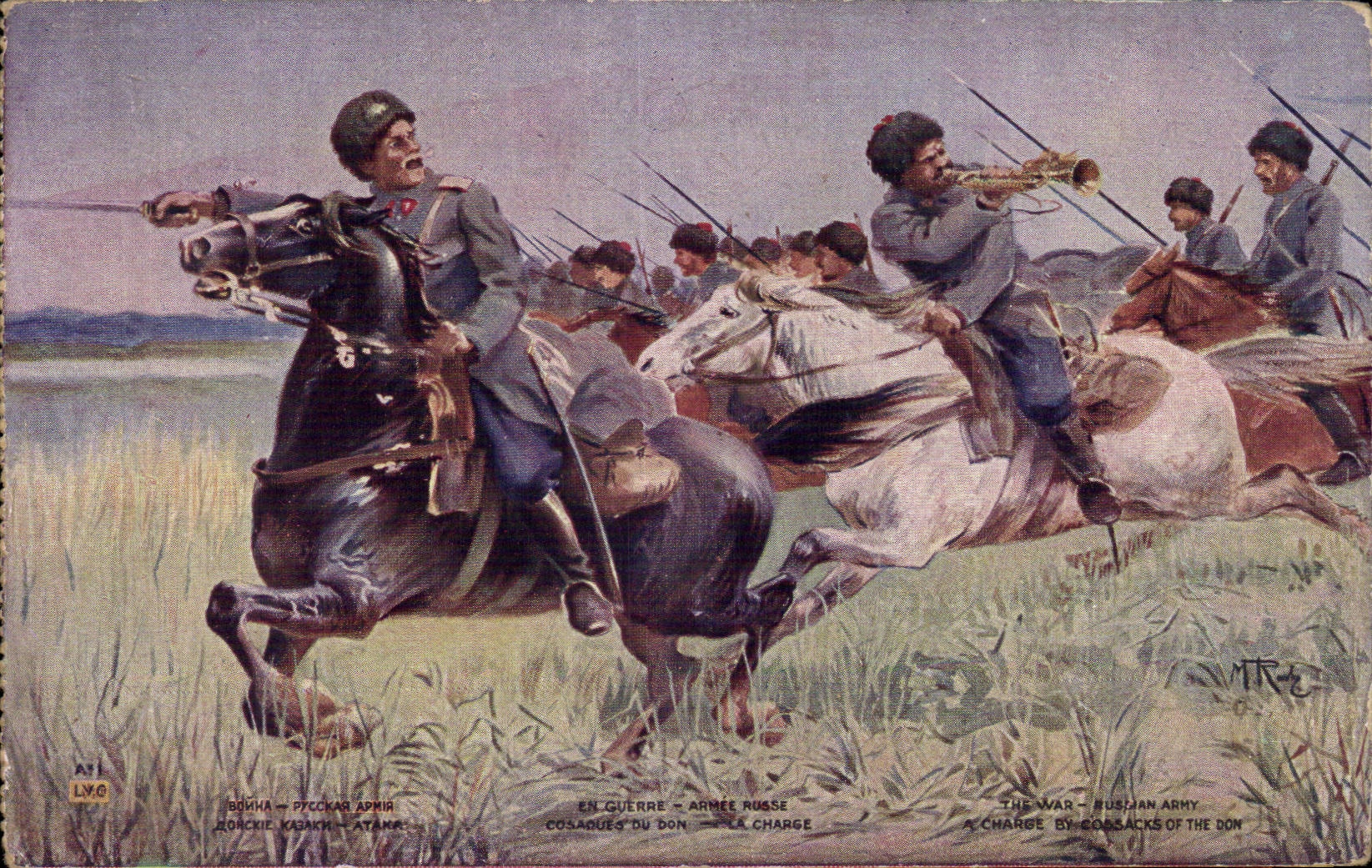 Cosaken van de Don — Russische leger in oorlog — LV.G