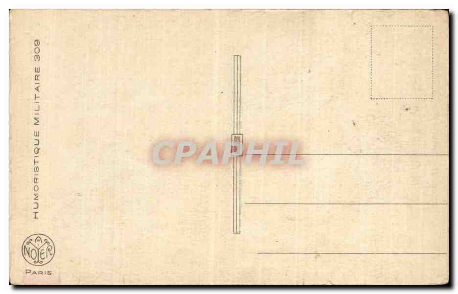 Militaria - Humoristique - Humour - Illustration - CPA - CPA  — Verso