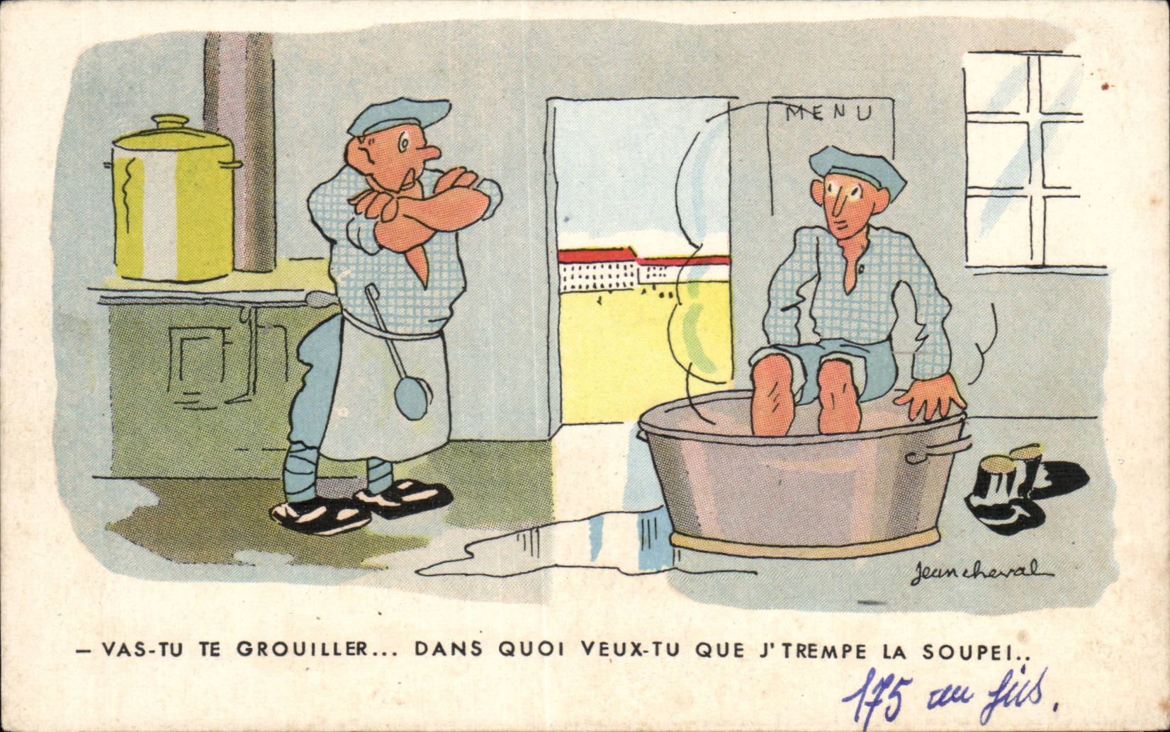Cuisine — humour — Jean Cheval, n° 145