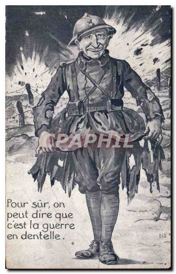 Soldat en uniforme — caricature de guerre — éditeur SID Paris, n° 245
