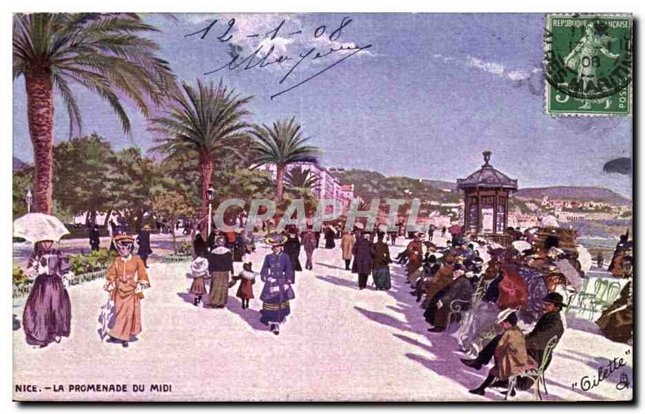 Nice - Promenade du Midi - CPA 