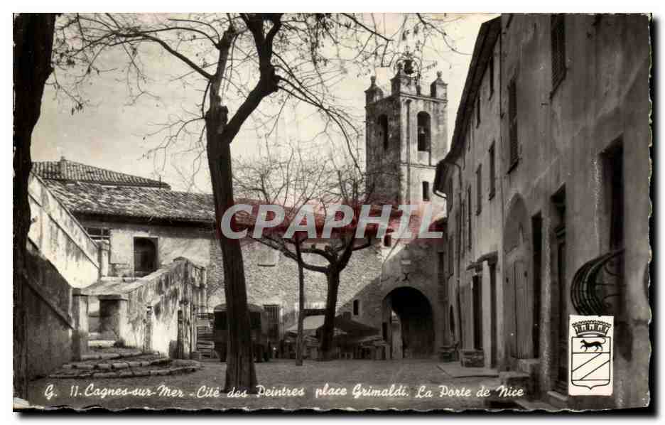 Cagnes sur Mer - Cite des Peintres - Place Grimaldi - La Porte de Nice - CPA 