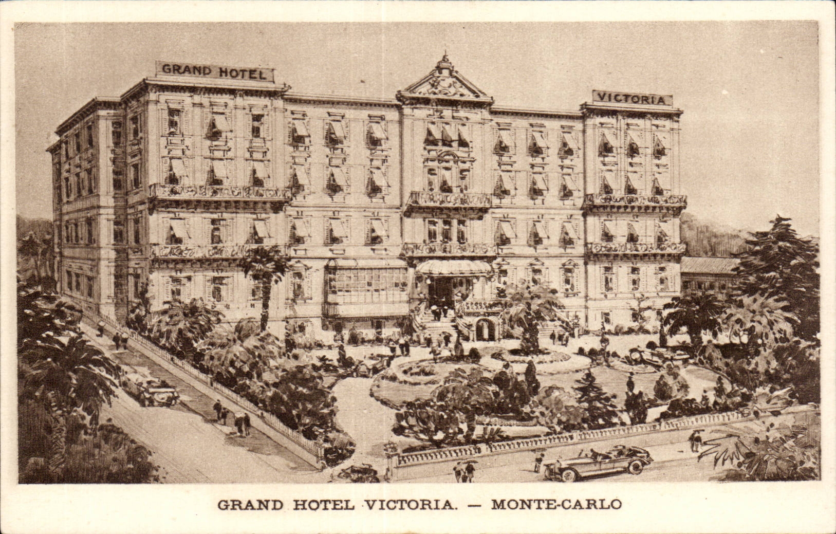 Monaco - Monte Carlo - Grand Hotel Victoria - CPA 