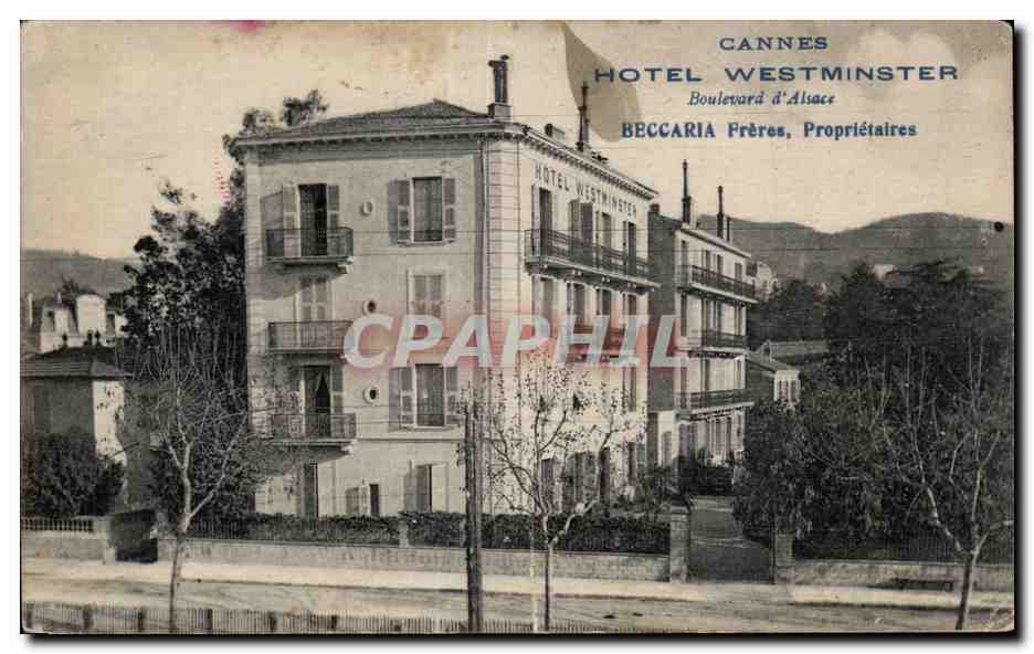 Cannes - Hotel Westminster - CPA 