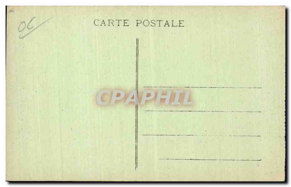 Peira Cava - Le Grand Hotel - Bellevue Victoria - CPA  — Rückseite