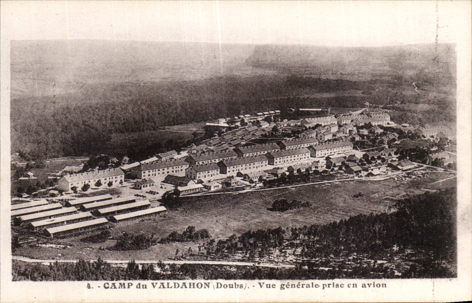 Camp du Valdahon - Vue Generale prise en avion - CPA 