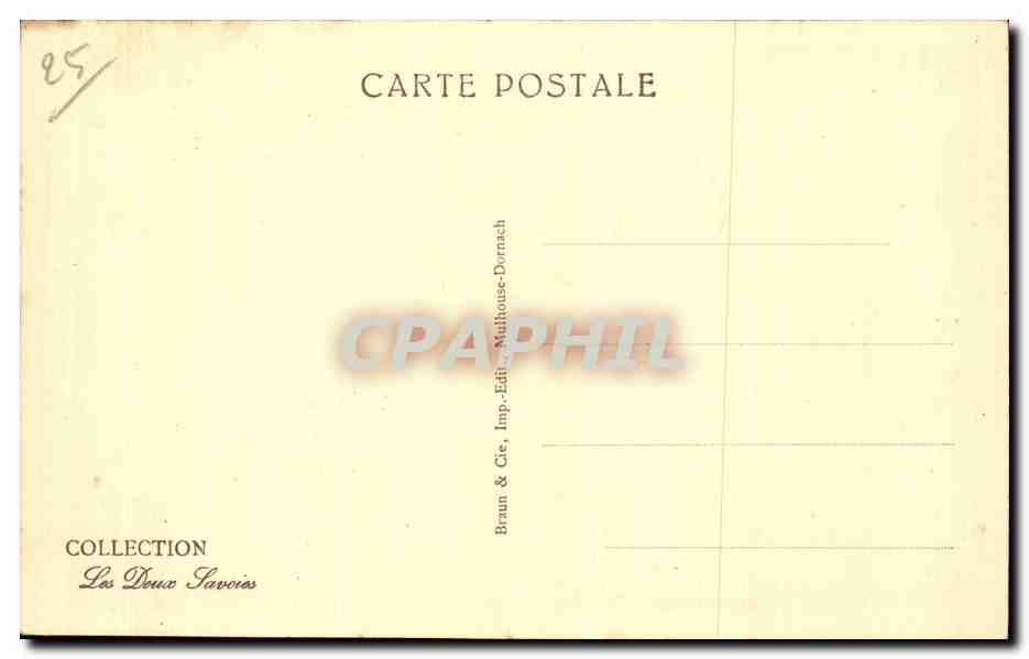 Montbeliard - Moulin de la Schliffe - La Savoureuse - CPA  — Rückseite