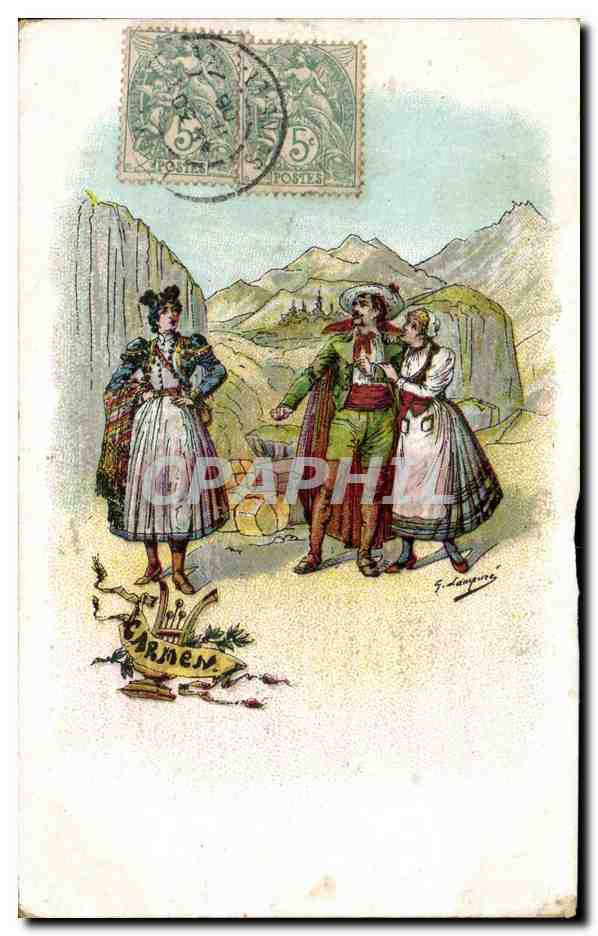 Carmen — scène de l'opéra — éditeur J. Dauphine, n° de série non visible
