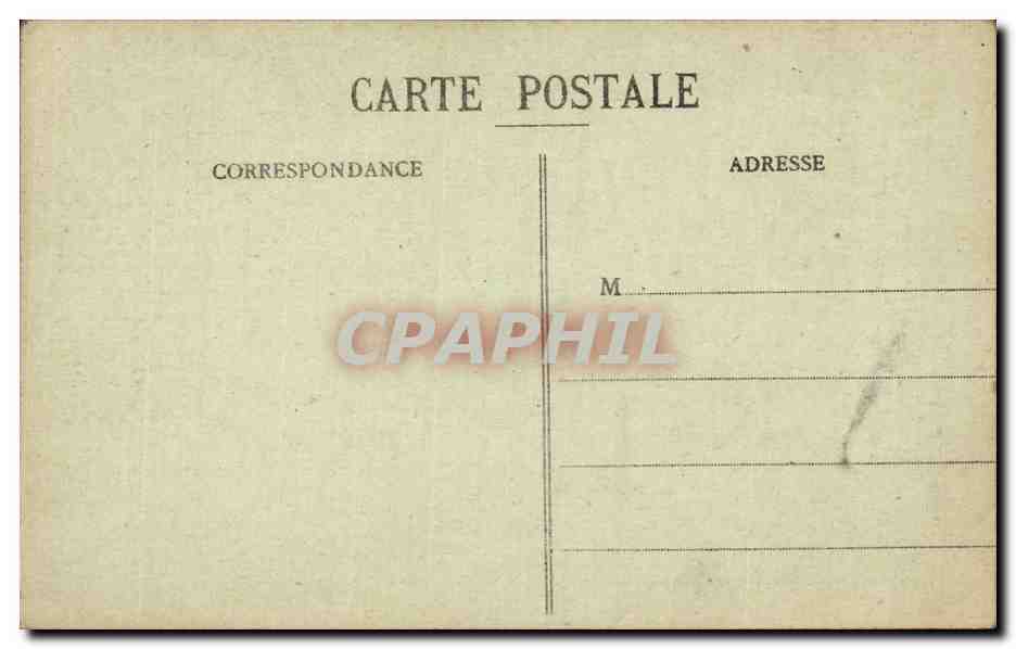 Militaria - Humour - Humoristique - Illustration - Le commandant de Landsturm - CPA  — Verso