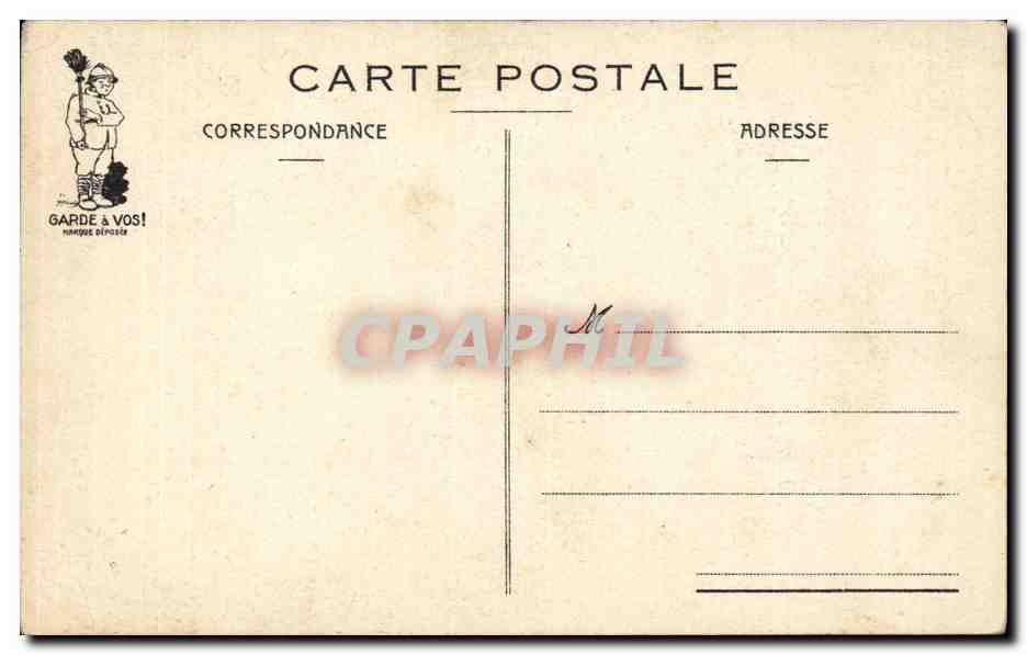 Militaria - Humour - Humoristique - Illustration - La Garde - CPA  — Rückseite
