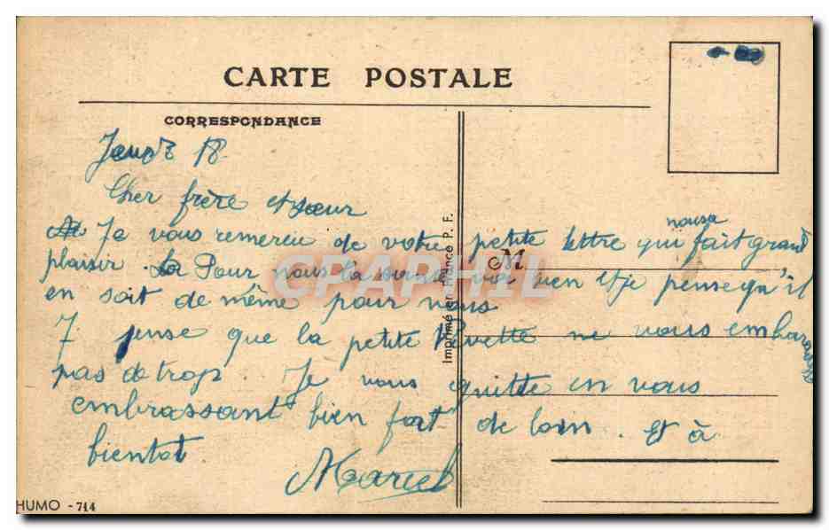 Perruquiers de la C1e — caricature militaire — PAT — Reverso