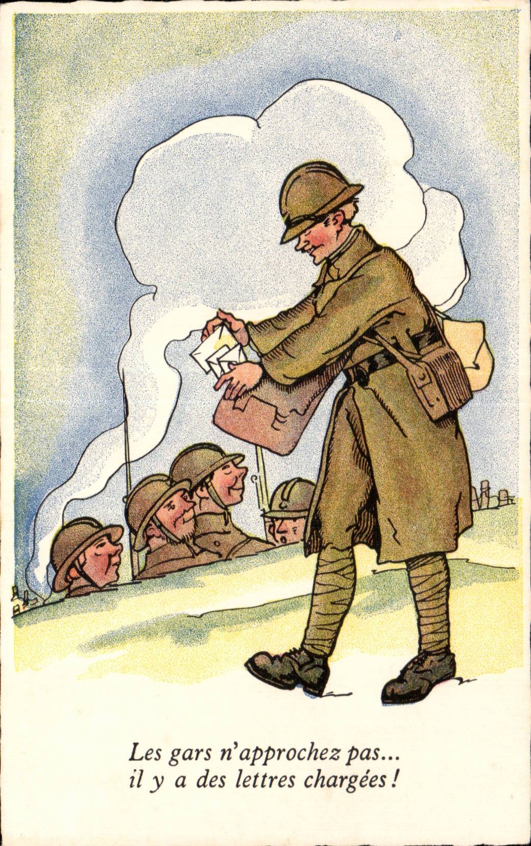 Militaria - Humour - Humoristique - Illustration - CPA 