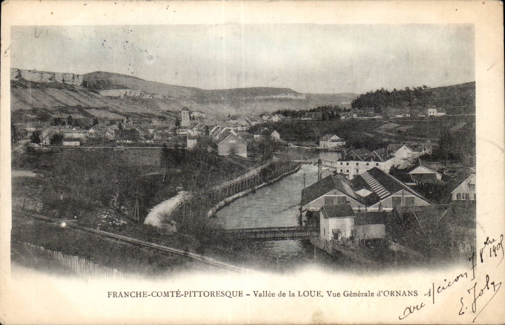 Vallee de la Loue - Vue Generale d Ornans - CPA