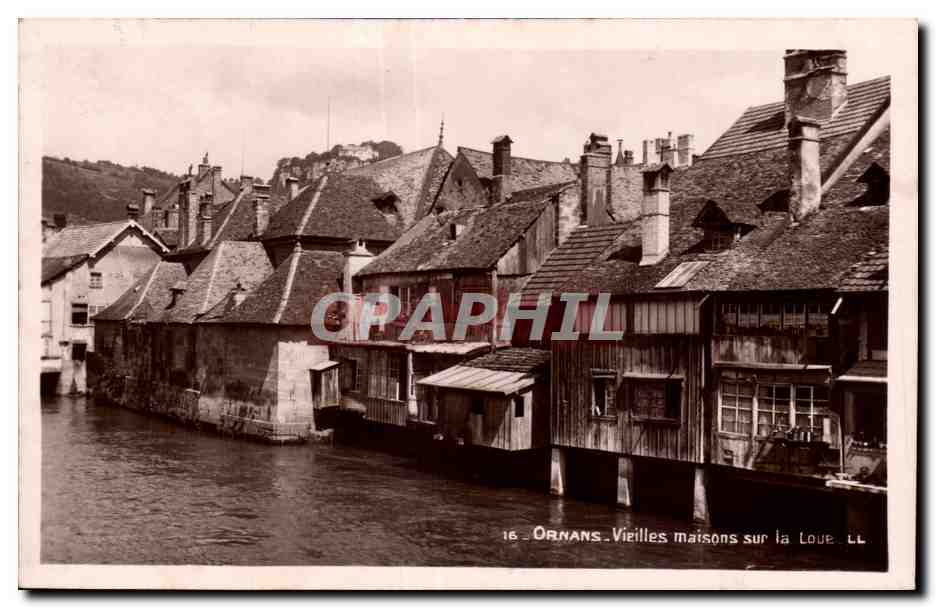 Ornans - Vieilles Maisons sur la Loue - CPA