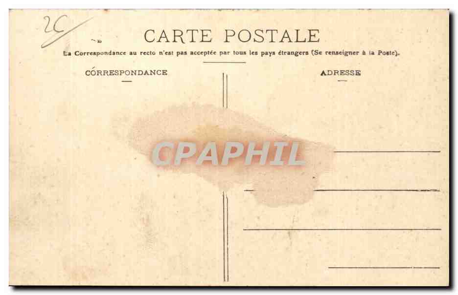 CPA Valence L avenue gambetta Vue prise de la terrasse Championnet — Rückseite
