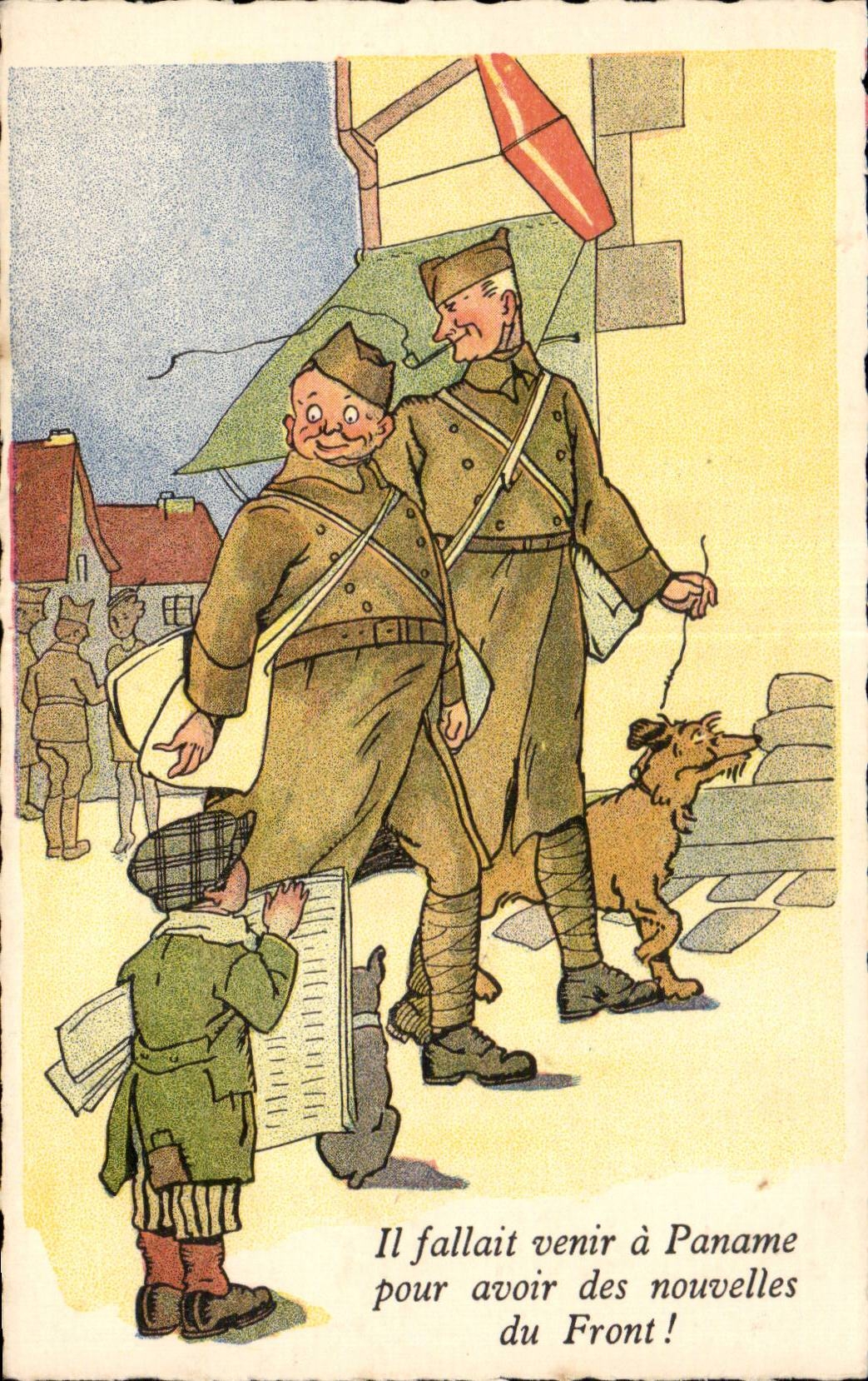 Militaria - Humour - Humoristiques - Illustration - CPA 