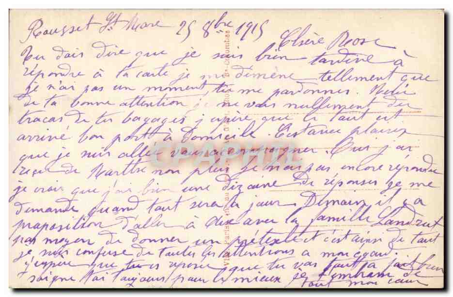 Militaria - Fantaisie - Enfant - La France de Demain - Le monde benira ta victoire - CPA  — Rückseite