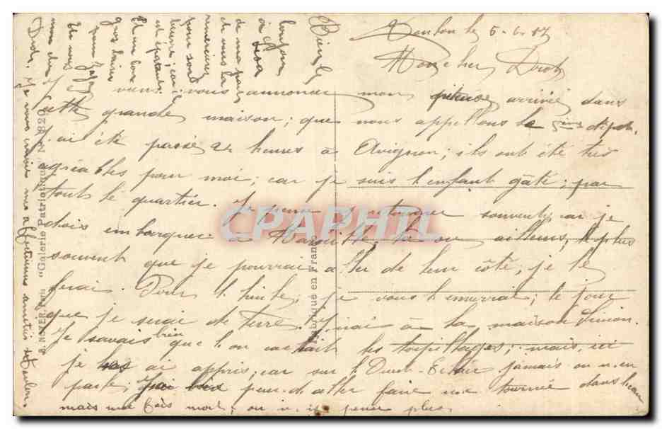 Militaria - Illustration - Fantaisie - La Lettre du Front - CPA  — Rückseite