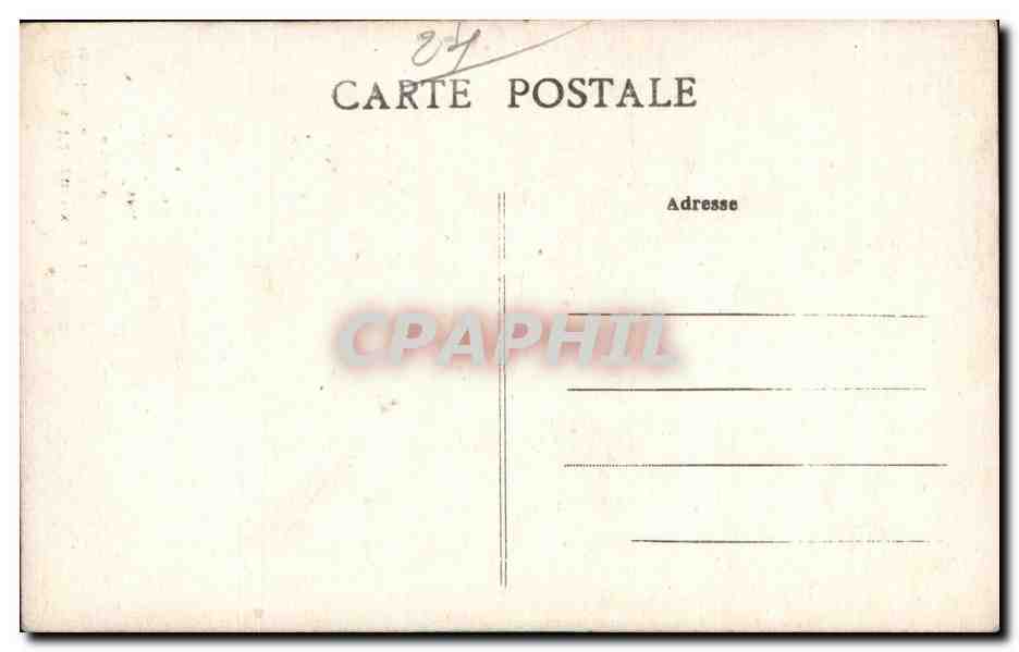 Périgueux — Innenansicht der Kirche der Cité, Die Kanzel — Unbekannter Verleger, Nr. 4 — Rückseite