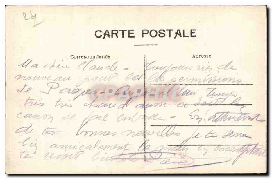 Bergerac - Eglise Notre Dame - CPA  — Rückseite