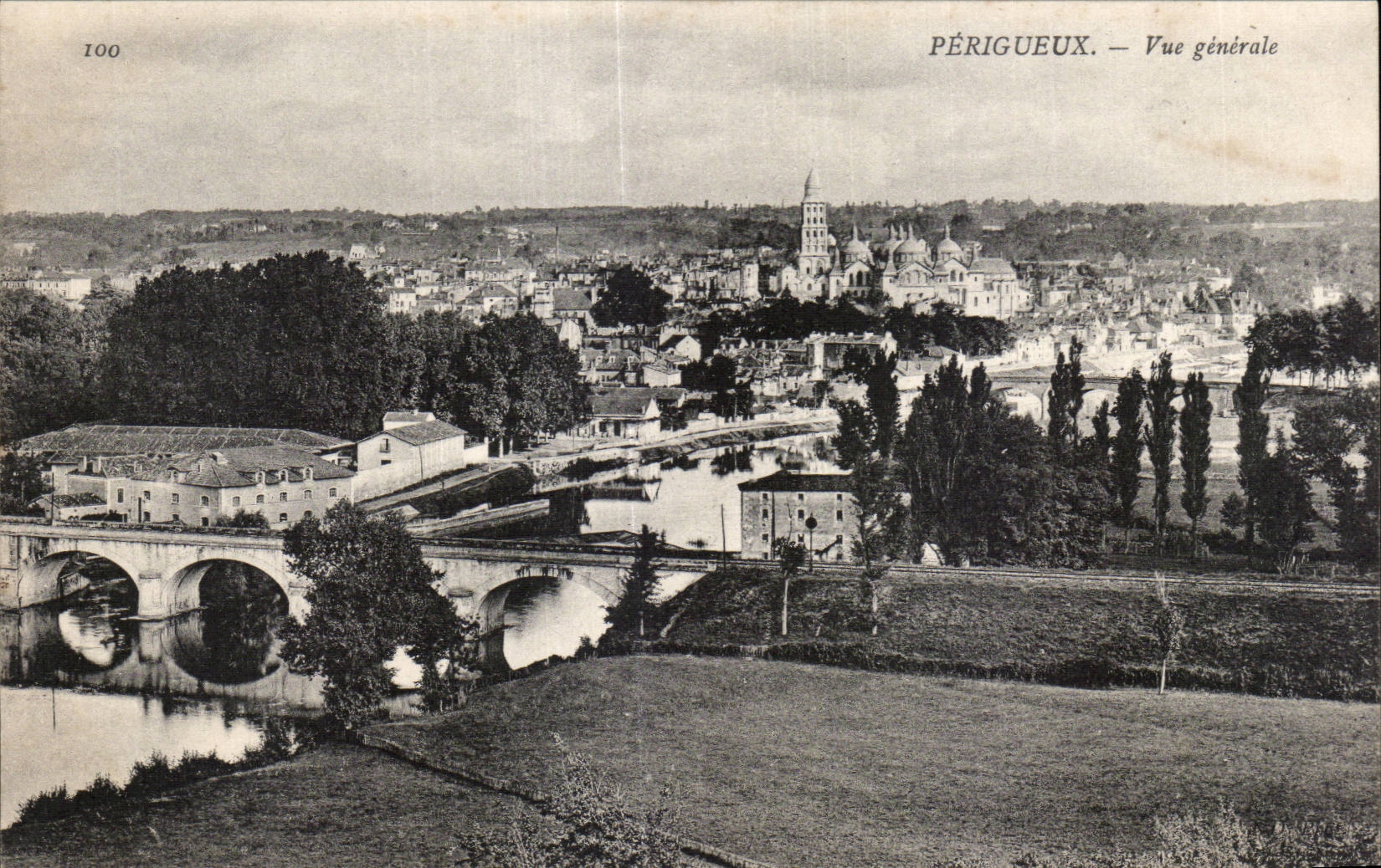 Périgueux — Vue générale — Éditeur inconnu, n° 100