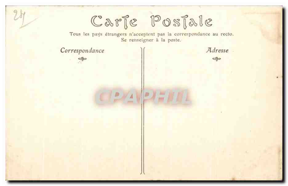 Périgueux — Vue générale — Éditeur inconnu, n° 100 — Rückseite