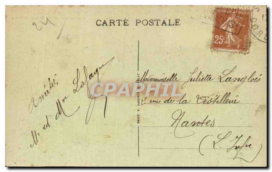 Vallée de la Dordogne à Castelnau (en Sarladais) — Village et Château de Castelnau — P. D. S. - La Dordogne Pittoresque — Reverso