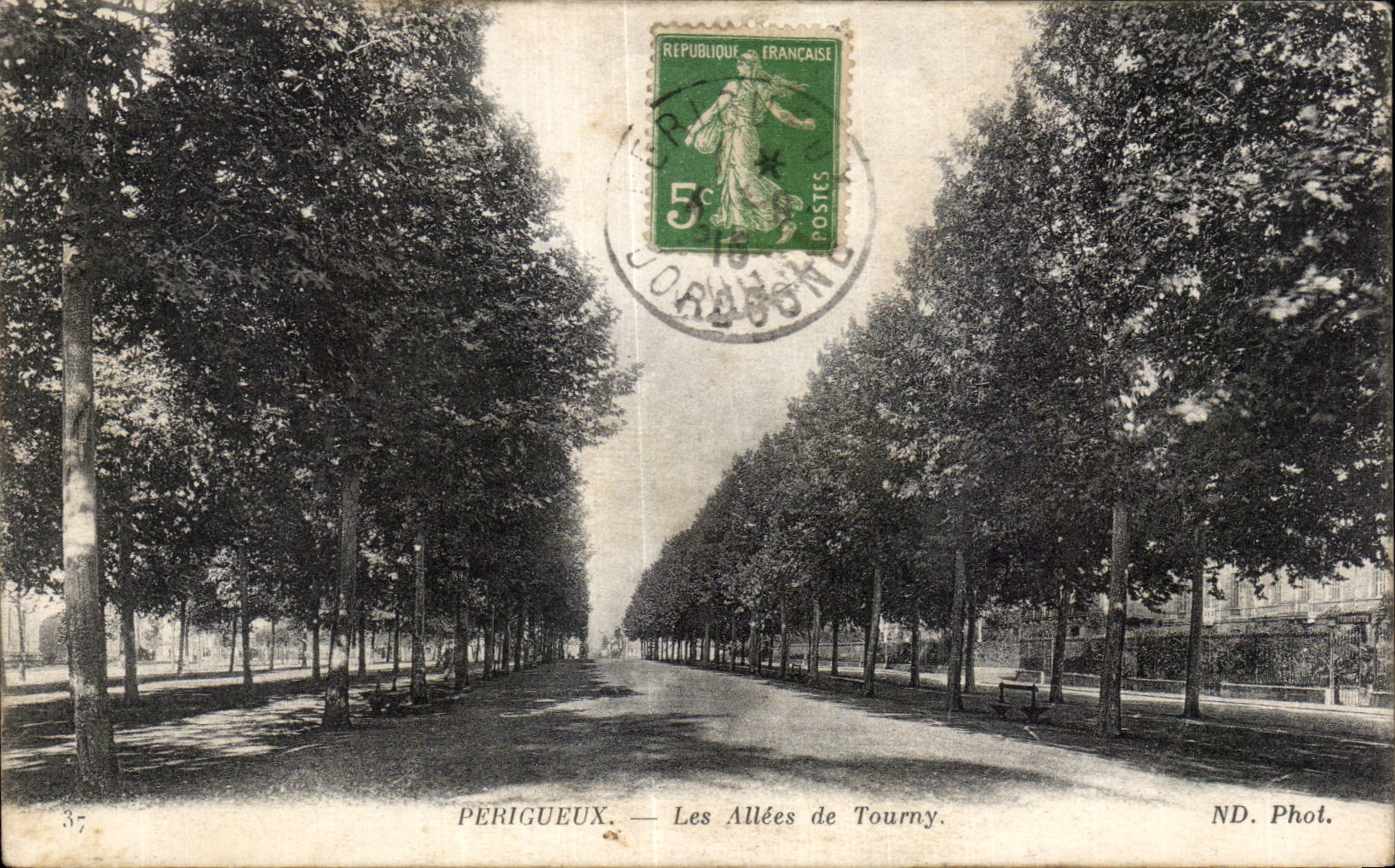 Sarlat - Les Allees de Tourny - CPA 