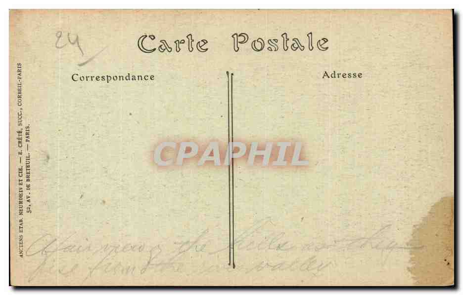 Perigueux - Vue sur le Faubourg Saint Georges - CPA  — Rückseite