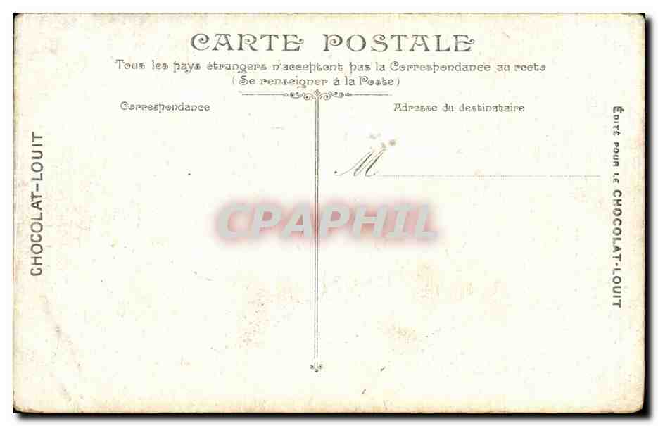 CPA Fantaisie Militaria Infanterie La corvee de quartier — Rückseite