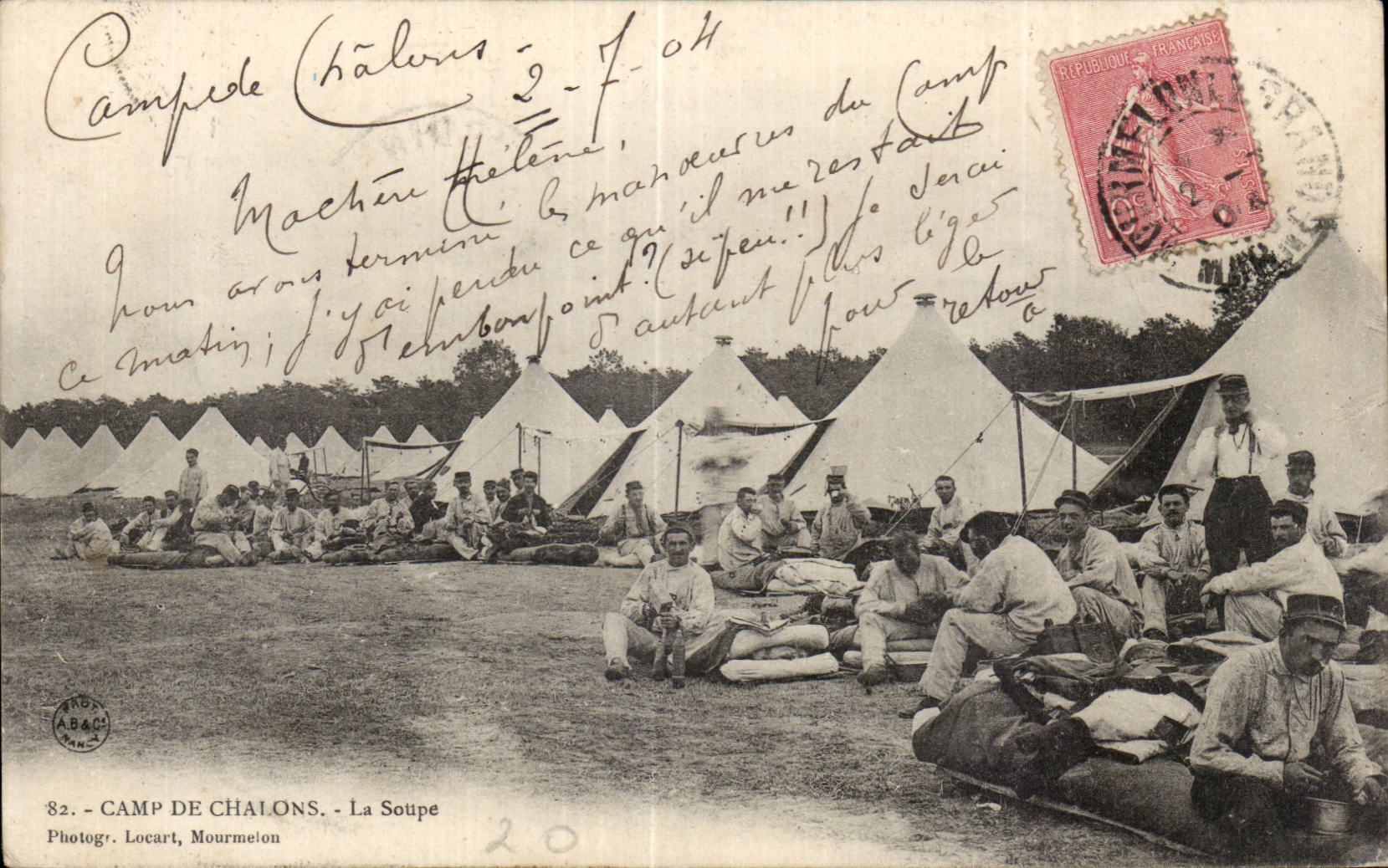 Campamento de Châlons - La Soupe — Fotografía de Locart, Mourmelon