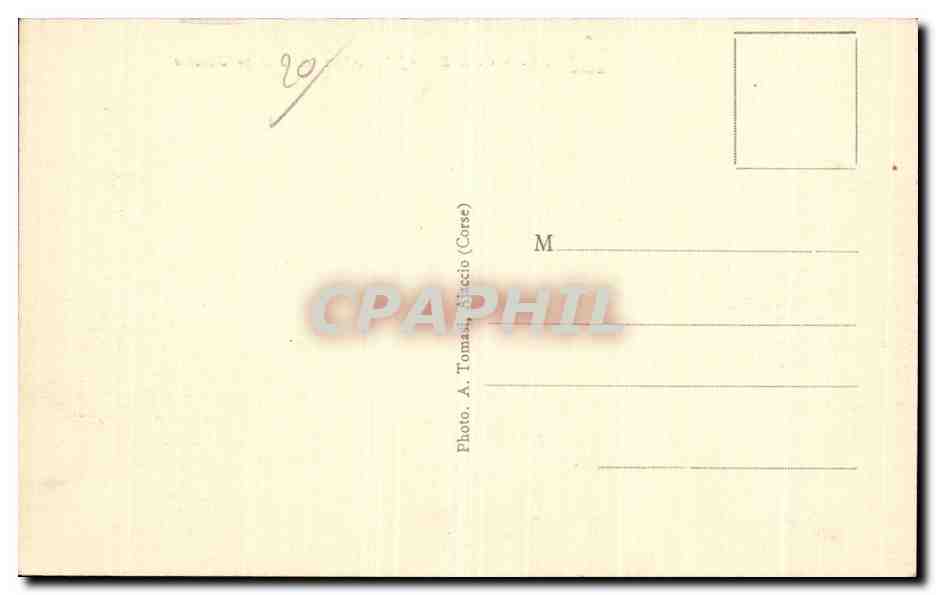 Corse - Ajaccio et le Golfe vu d'Avion — éditeur CPAPHIL, n° 336 — Rückseite