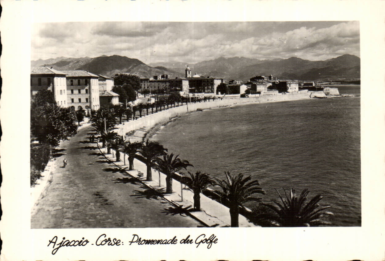 Ajaccio - Corse: Promenade du Golfe — sans éditeur ni numéro de série visible