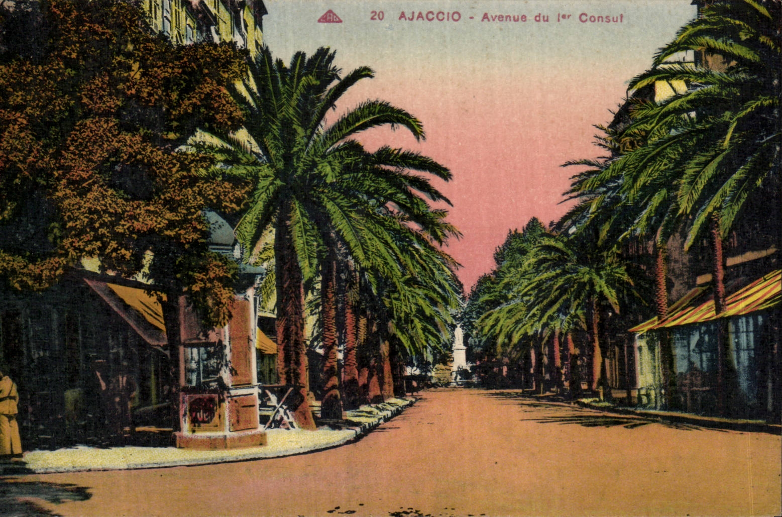 CPA Corse Corsica Ajaccio Avenue du 1er consul 