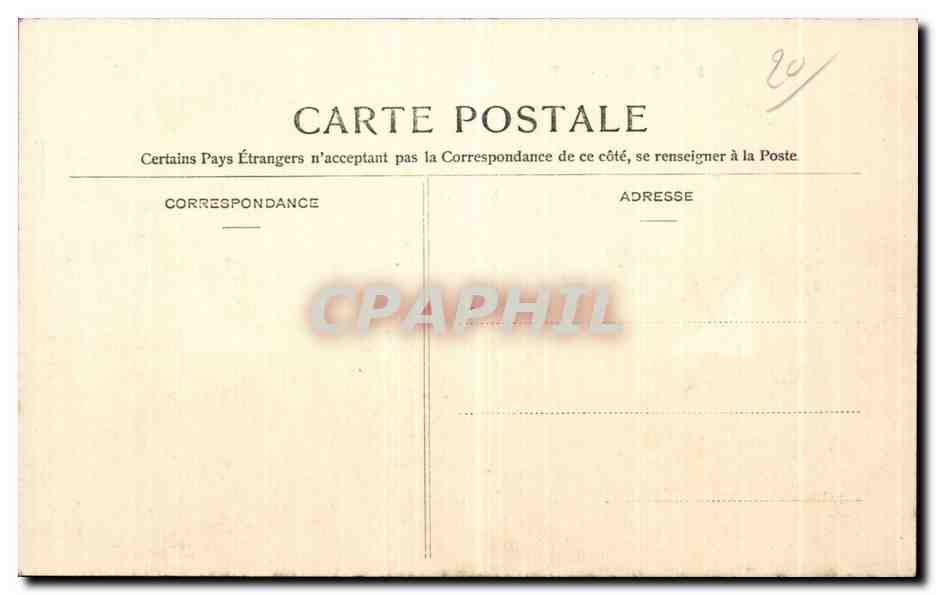 CPA Corse Corsica Bastia le theatre — Back