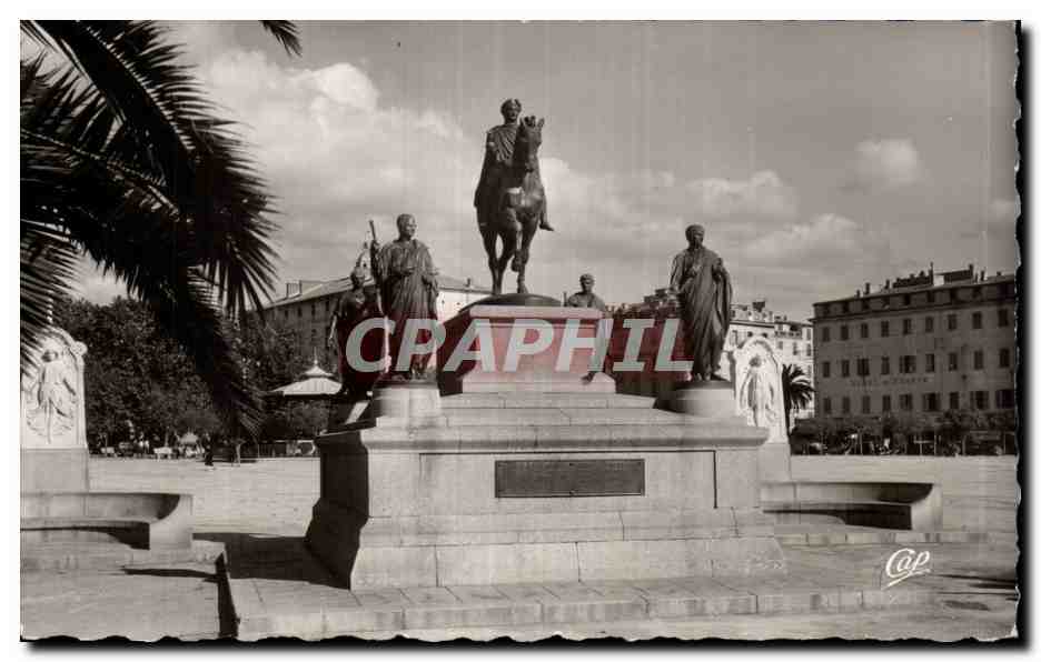 Ajaccio - Monument de Napoléon et de ses quatre frères — éditeur Cap, n° 723