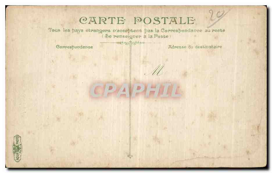 CPA Corse Corsica Ajaccio Un coin du port — Rückseite