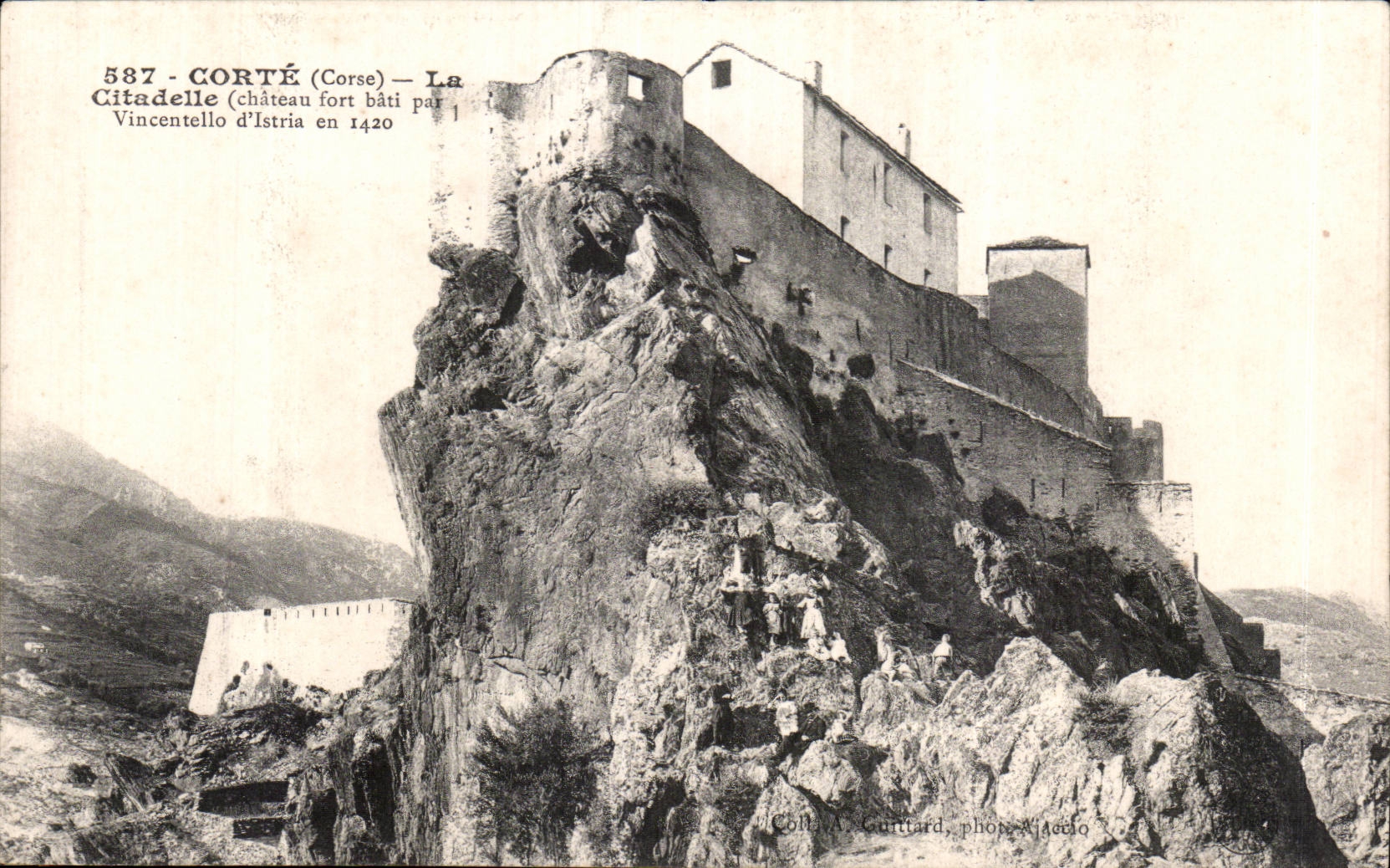 CPA Corse Corsica Corte La citadelle 